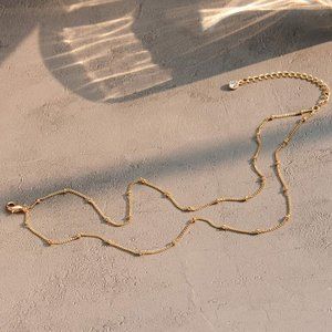 Cute Choker Necklace Colorful Daisy Flower/Tiny Coin/Satellite Beaded Layered